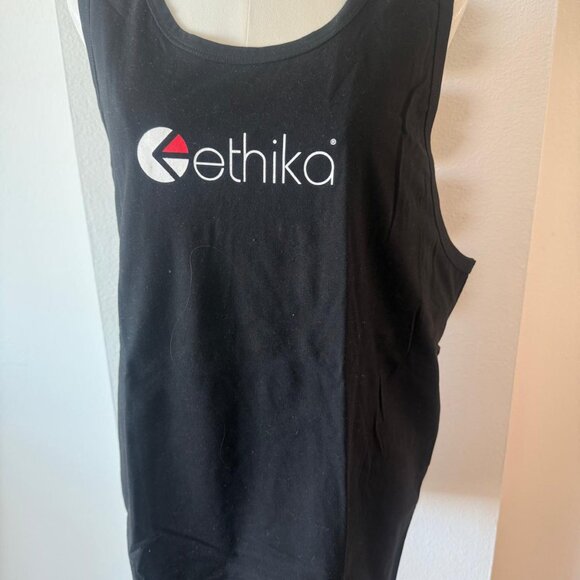 Ethika Tank Top XL Black Logo Muscle Tee Men’s Sleeveless NWT Streetwear Gym - Picture 3 of 6